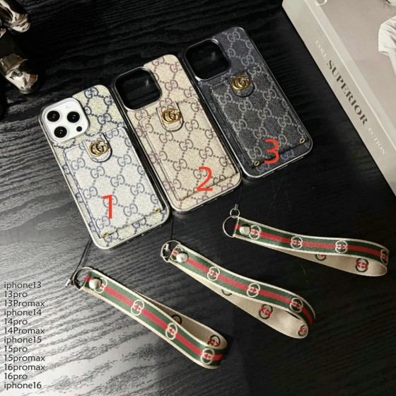Trendy Branded Phone Cases for iPhone 16/15/14/13/12/11 Pro Max/Plus - Shockproof Phone Covers